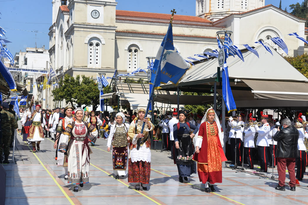 Εορτασμός επετείου  25ης Μαρτίου 