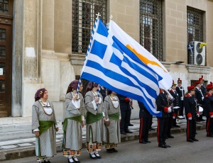 Το Λύκειον των Ελληνίδων Λαμίας στην υποδοχή του Μακαριωτάτου Αρχιεπισκόπου Κύπρου